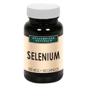  Stockbridge Naturals Selenium (Yeast Free), 200 mcg (100 