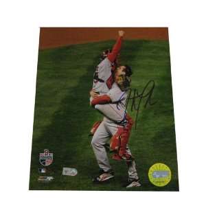  Jonathan Papelbon Autographed Picture   2007 World Series 