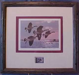 1985 NEW YORK DUCKS UNLIMITED STAMP/PRINT/SIGNED  