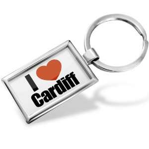  Keychain I Love Cardiff region Cardiff, Wales   Hand 