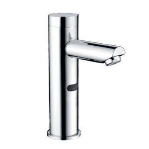 Chrome Finish Solid Brass Bathroom Sink Faucet with Automatic Sensor
