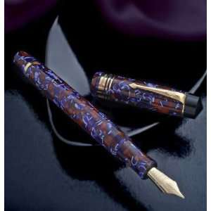  Conway Stewart Flecked Autumn Nelson Fountain and Ink Pens 