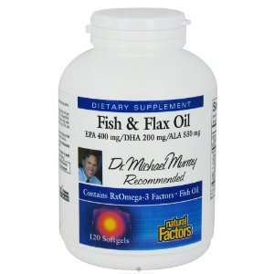   Dr. Murrays Fish & Flax Oil   120 Softgels