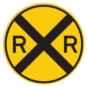 Railroad Crossing Aluminum Train Sign