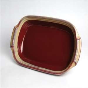  Tumbleweed Pottery 5584R Lasagna Dish   Red Kitchen 