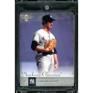 Upper Deck Yankees Classics # 30 Don Gullett New York Yankees Baseball 