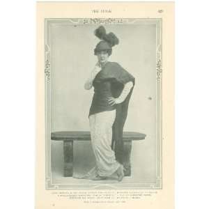  1914 Print Actress Olga Petrova 