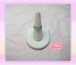   Leatherette Single Ring Finger Showcase Display Stand Jewelry Display