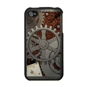  Steampunk Classic Pewter iPhone 4 Case Electronics