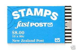 SB63 New Zealand Stamp Booklet Fast Post  