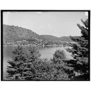    Hearts Bay from Rogers Rock Hotel,Lake George,N.Y.