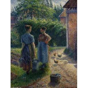  FRAMED oil paintings   Camille Pissarro   24 x 32 inches 