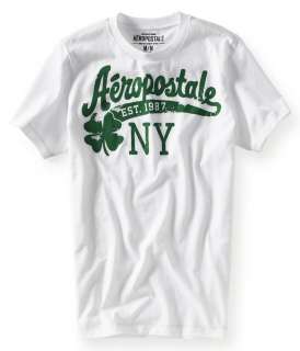Aeropostale mens graphic NY St. Patricks theme t shirt   Style 3825 