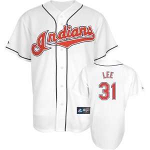 Cliff Lee Jersey Adult 2010 Majestic Home White Replica #31 Cleveland 