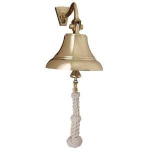  Weems & Plath 7 Inch Brass Bell with Lanyard Sports 