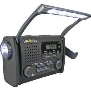    LED Flashlight With NOAA Radio And Reading Light Electronics