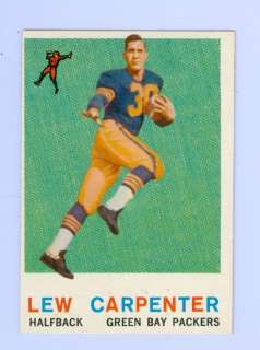 1959 Topps Football LEW CARPENTER Packers #95 NM+  
