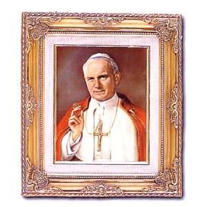  Pope John Paul II   Younger Image   Framed Art, 13.25 x 