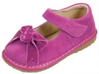 Girl Squeaky Mary Jane Shoes Suede Toddler Size 1 7  