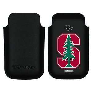  Stanford University S with Tree on BlackBerry Leather 