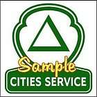 Cities Service Gas Gasoline Oil 3x3 Sticker Decals Vinyl Signs Gas 