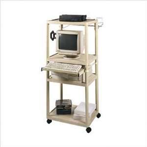  Luxor Endura Mobile Stand Up Computer Station with Roll Out 