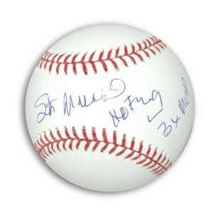  Stan Musial Autographed MLB Baseball Inscribed HOF 69 