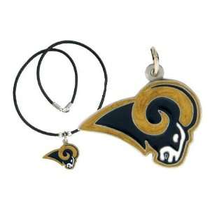  St Louis Rams Logo Pendant Necklace