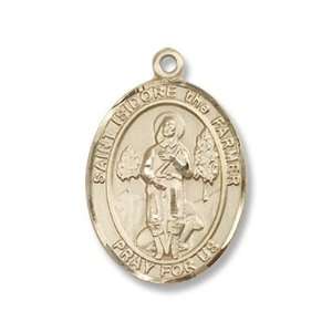 St. Isidore The Farmer Patron Saints Gold Filled St. Isidore the 
