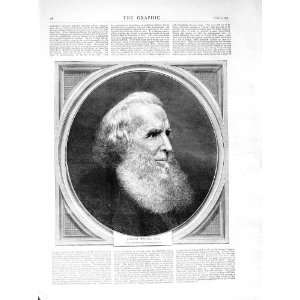  1872 Portrait Josiah Mason Birmingham Philanthropist