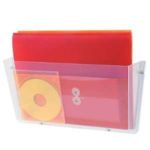  Unbreakable Polycarbonate Wall Pockets, Mounting Hardware 