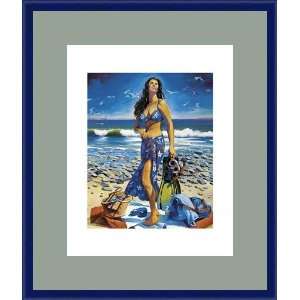  Topanga Blue by Ron Croci   Framed Artwork