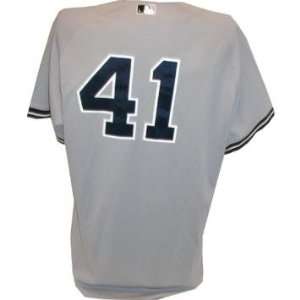  Chad Gaudin Jersey   Yankees 2010 Game Issued #41 Grey 