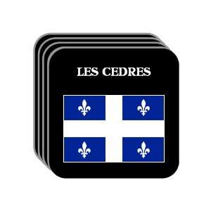  Quebec   LES CEDRES Set of 4 Mini Mousepad Coasters 
