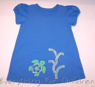 Girls KELLYS KIDS shirt 10 12 NEW sea turtle t blue  