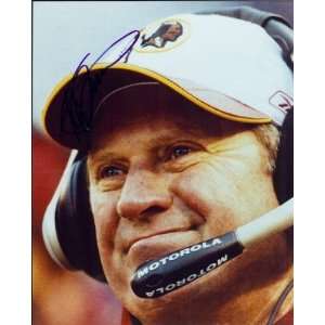  Autographed Steve Spurrier Picture   (Washington 