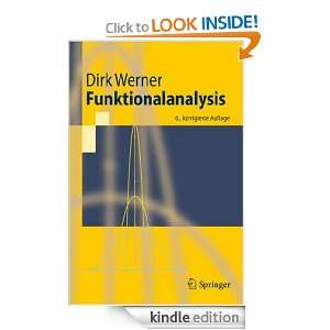 Funktionalanalysis (Springer Lehrbuch) (German Edition) Dirk Werner 