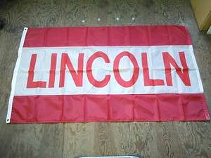 New Lincoln Cars Trucks Flag Dealer Only Banner 3 x 5  