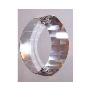  Clear Crystal Prism   Unique Oval Energy Gate   2.5 Inches 