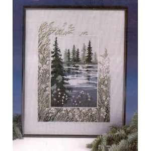 Misty Lake (cross stitch) Arts, Crafts & Sewing