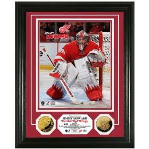   Red Wings Jimmy Howard 24KT Gold Coin Photo Mint