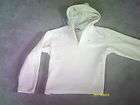 BCBG LS Hooded Sweatshirt Deconstructed Soft Hoodie S  