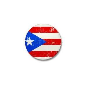  Vintage Puerto Rico Vintage Mini Button by  