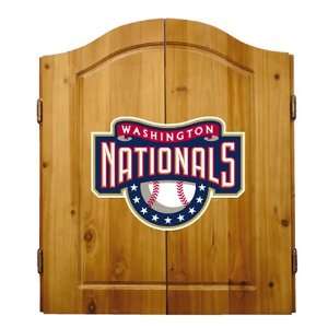  MLB Washington Nationals Solid Pine Cabinet And Bristle 