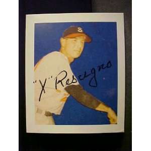 Xavier Rescigno San Diego Padres #5 1949 Bowman PCL Reprint Signed 