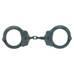  Peerless   Chain Link Handcuff, Blue Finish Sports 