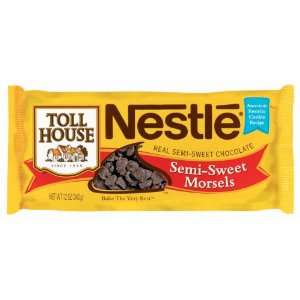 Nestle Toll House Morsels Real Semi Sweet Chocolate $3.85 12 oz 