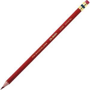 Carmine Red Prismacolor Col erase Color Pencils. 12 Pack 