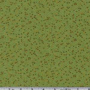  44 Wide Call Of The Wild Flannel Speckles Green Fabric 