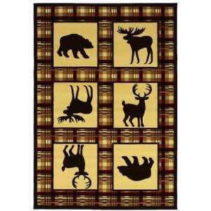  Home Fashions Design CCT30028 Charbel Forest Animals Plaid 